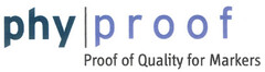 phy proof Proof of Quality for Markers