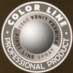 PROFESSIONAL PRODUCT COLOR LINE FIRST LINE SPRAY PRIMERA LINEA 2003