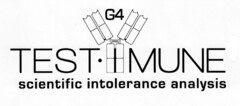 G4 TEST IMUNE scientific intolerance analysis