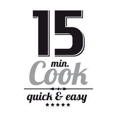 15 min. Cook quick easy