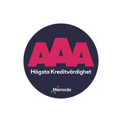 AAA Högsta Kreditvärdighet Bisnode