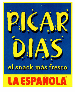 PICAR DIAS el snack más fresco LA ESPAÑOLA