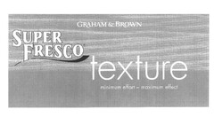 GRAHAM & BROWN SUPER FRESCO texture minimum effort-maximum effect