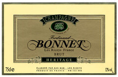 CHAMPAGNE Ferdinand BONNET Les Riceys France BRUT HERITAGE