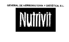 Nutrivit GENERAL DE HERBORISTERÍA Y DIETÉTICA, S.L.