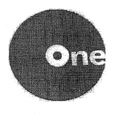 One