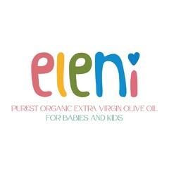 eleni PUREST ORGANIC EXTRA VIRGIN OIL FOR BABIES AND KIDS