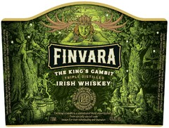 FINVARA THE KING'S GAMBIT TRIPLE DISTILLED IRISH WHISKEY