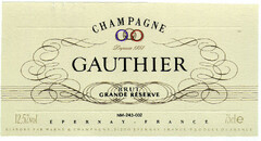 CHAMPAGNE GAUTHIER BRUT GRANDE RESERVE