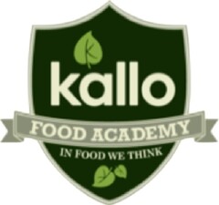 KALLO FOOD ACADEMY
IN FOOD WE THINK