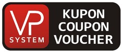 VP System KUPON COUPON VOUCHER