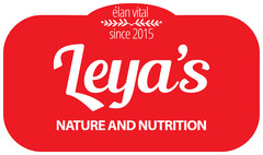 élan vital Leya's NATURE AND NUTRITION