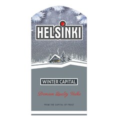 HELSINKI WINTER CAPITAL Premium Quality Vodka FROM THE CAPITAL OF FROST