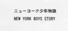 NEW YORK BOYS STORY