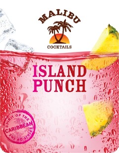 MALIBU COCKTAILS ISLAND PUNCH SPIRIT OF THE CARIBBEAN