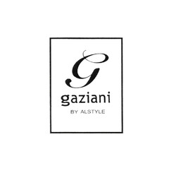 G gaziani BY ALSTYLE