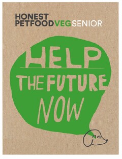 HONEST PETFOOD VEG SENIOR HELP THE FUTURE NOW