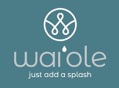 Wai'Ole  Just add a splash