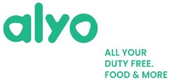 alyo ALL YOUR DUTY FREE. FOOD & MORE