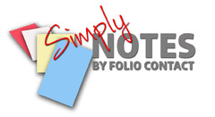 Simply NOTES BY FOLIO CONTACT