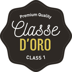 CLASSE D'ORO PREMIUM QUALITY CLASS 1