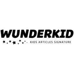 WUNDERKID KIDS ARTICLES SIGNATURE