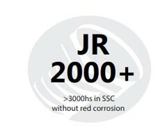 JR 2000 + >3000hs in SSC without red corrosion