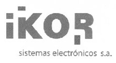 ikOR sistemas electrónicos s.a.