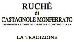 RUCHÈ di CASTAGNOLE MONFERRATO DENOMINAZIONE DI ORIGINE CONTROLLATA LA TRADIZIONE