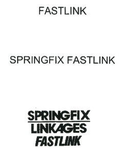 FASTLINK SPRINGFIX FASTLINK SPRINGFIX LINKAGES FASTLINK