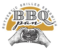 BBQ pan AUTHENTIC GRILLED SANDWICH