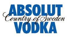 ABSOLUT COUNTRY OF SWEDEN VODKA