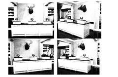 The trade mark is a position mark. It consists of a moose head, which is hanging on a wall behind a cashier counter. The moose head is placed in the middle of the wall behind the counter with the antlers ending just below the ceiling. The hatching serves to illustrate the positioning of the moose head and does not form part of the trade mark.