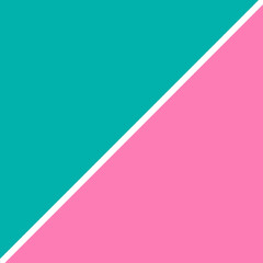 The trade mark is a colour mark consisting of the colours GREEN, specifically identified as "(PANTONE: 326 C)", and PINK, specifically identified as "(PANTONE: 211 C)", and WHITE, specifically identified as "RGB (255, 255, 255)", appearing as a diagonal strip from top right to bottom left separating the GREEN and PINK colours, and as depicted in the representation attached to the application form. The ratio of colour to each other is GREEN 48%, PINK 48%, and WHITE 4% applied to the exterior of the goods covered by, and in relation to the services offered under, the application.