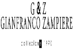 G&Z GIANFRANCO ZAMPIERE collezione 1970