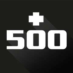 +500