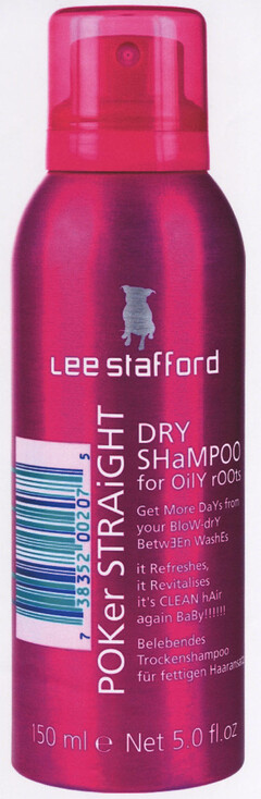 lee stafford POKer STRAiGHT DRY SHaMPOO for Oily rOOts