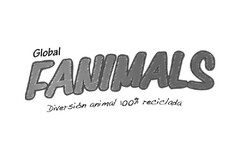 Global FANIMALS Diversión animal 100% reciclada