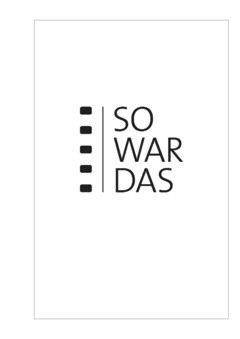 SO WAR DAS