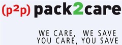 (p²p) pack2care WE CARE, WE SAVE 
YOU CARE, YOU SAVE