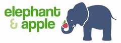 elephant & apple