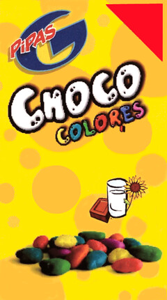 PIPAS G CHOCO COLORES