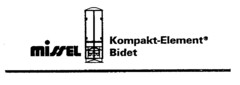 missel Kompakt-Element Bidet