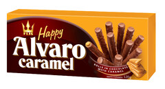 Flis Happy Alvaro caramel ROLLS IN CHOCOLATE WITH CARAMEL