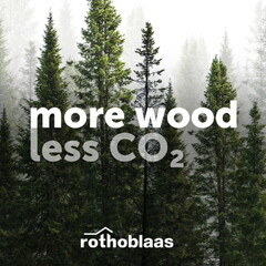 MORE WOOD LESS CO2 ROTHOBLAAS