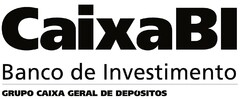 CaixaBI Banco de Investimento Grupo Caixa Geral de Depósitos