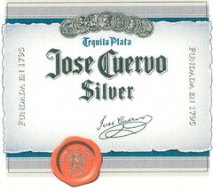 Tequila Plata Jose Cuervo Silver