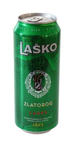 LAŠKO ZLATOROG LAGER TRADITIONALLY BREWED WITH LOVE SONCE 1825