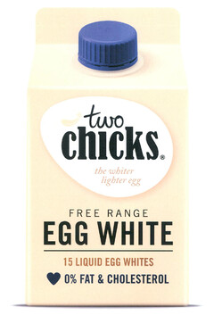 two chicks the whiter lighter egg free range egg white