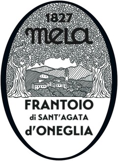 1827 mela FRANTOIO di SANT'AGATA D'ONEGLIA